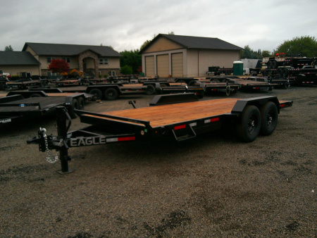 New 2026 Eagle 7x18 14K Flatbed Trailer EQ