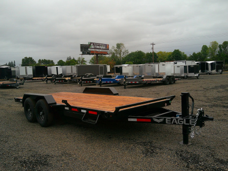 New 2026 Eagle 7x18 14K Flatbed Trailer EQ