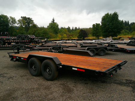 New 2026 Eagle 7x18 14K Flatbed Trailer EQ