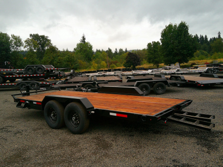 New 2026 Eagle 7x18 14K Flatbed Trailer EQ