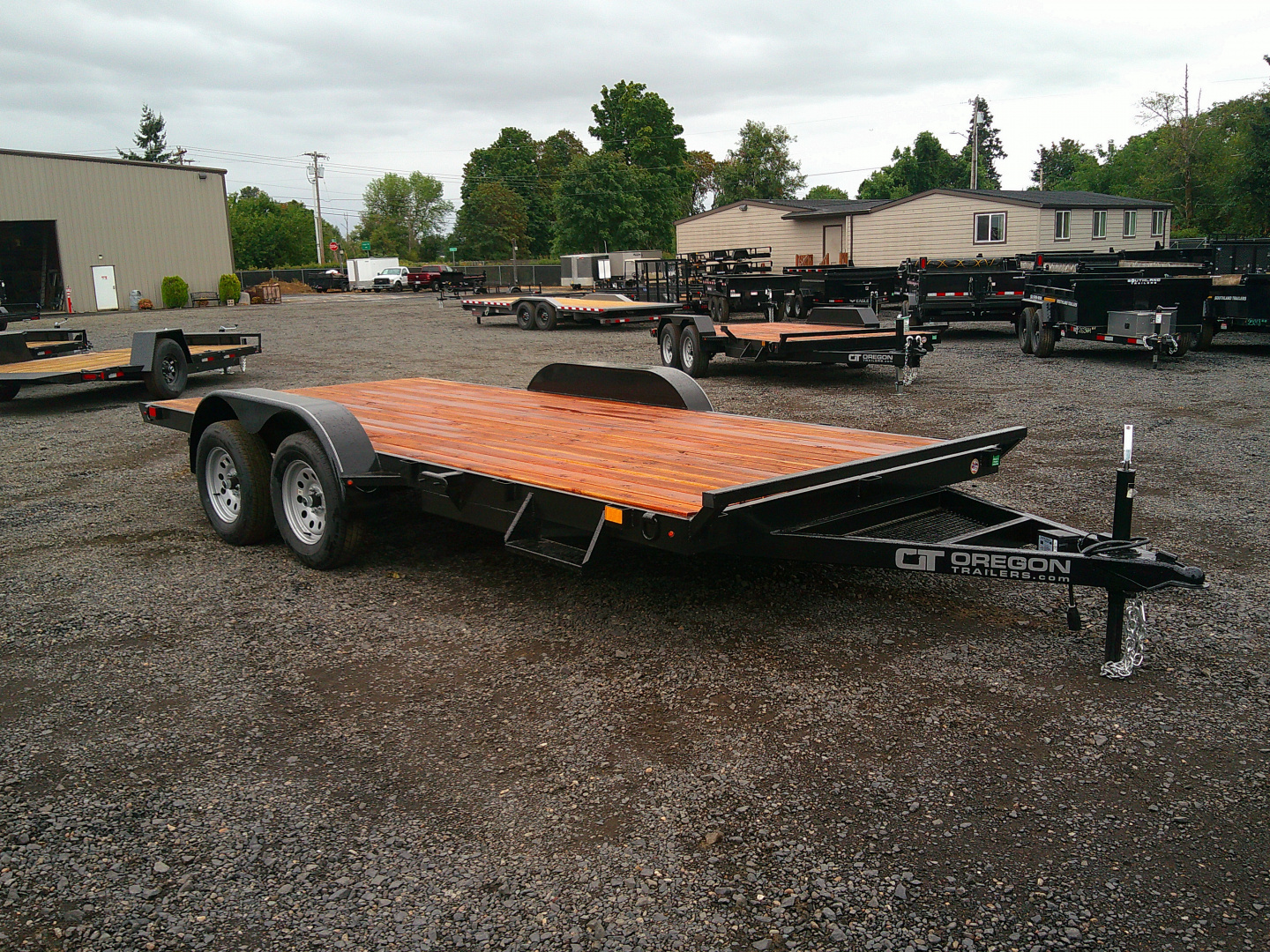 New 2026 Eagle 7x16 10K Flatbed Trailer