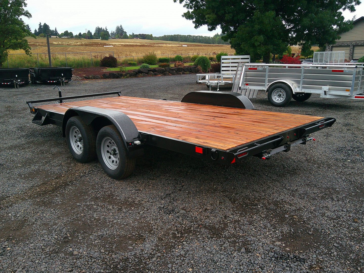 New 2026 Eagle 7x16 10K Flatbed Trailer