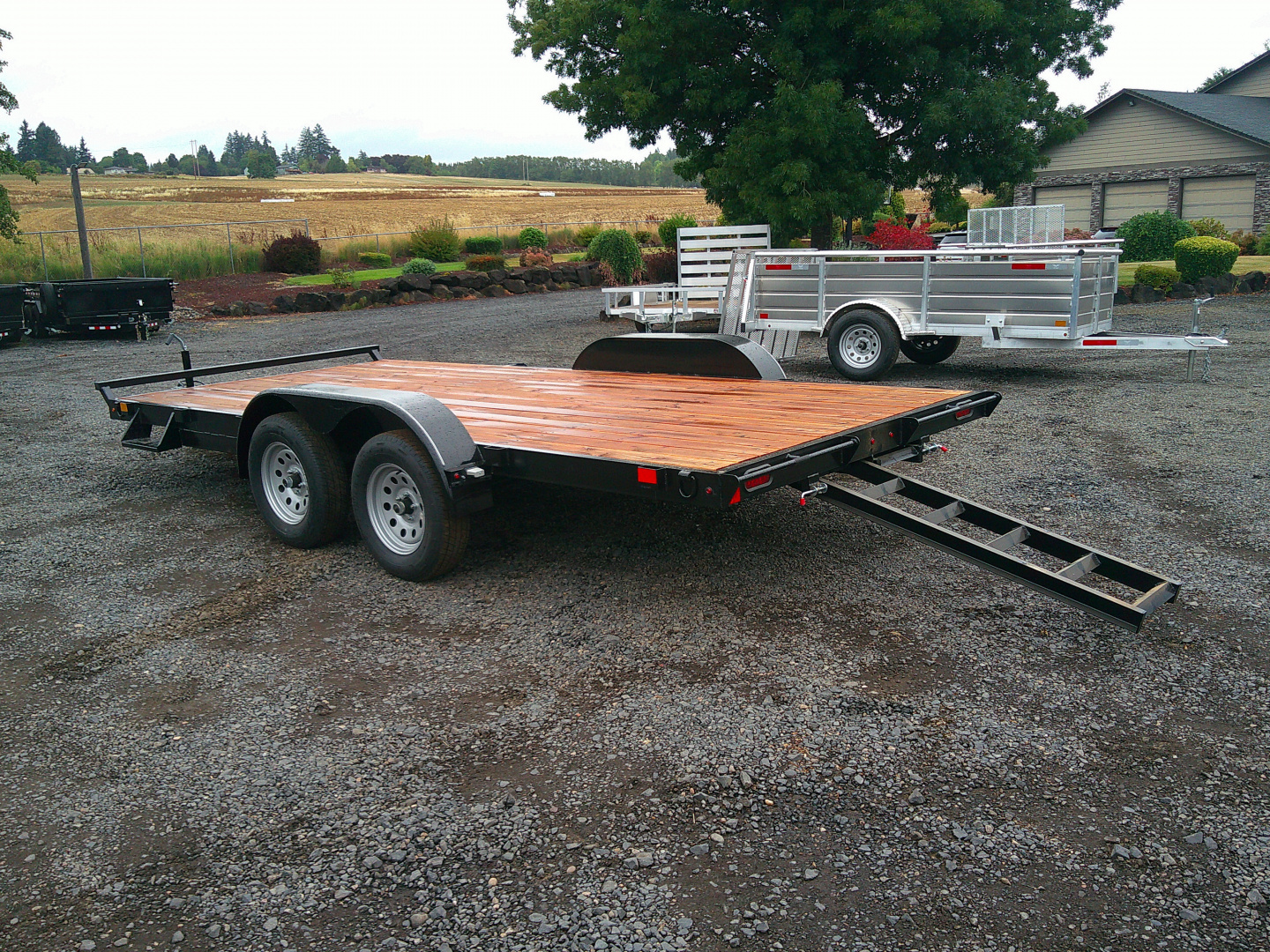 New 2026 Eagle 7x16 10K Flatbed Trailer