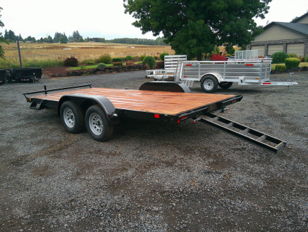 New 2026 Eagle 7x16 10K Flatbed Trailer