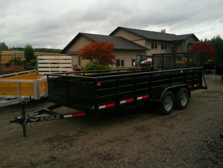 New 2025 Eagle 7x16 7K Utility Trailer
