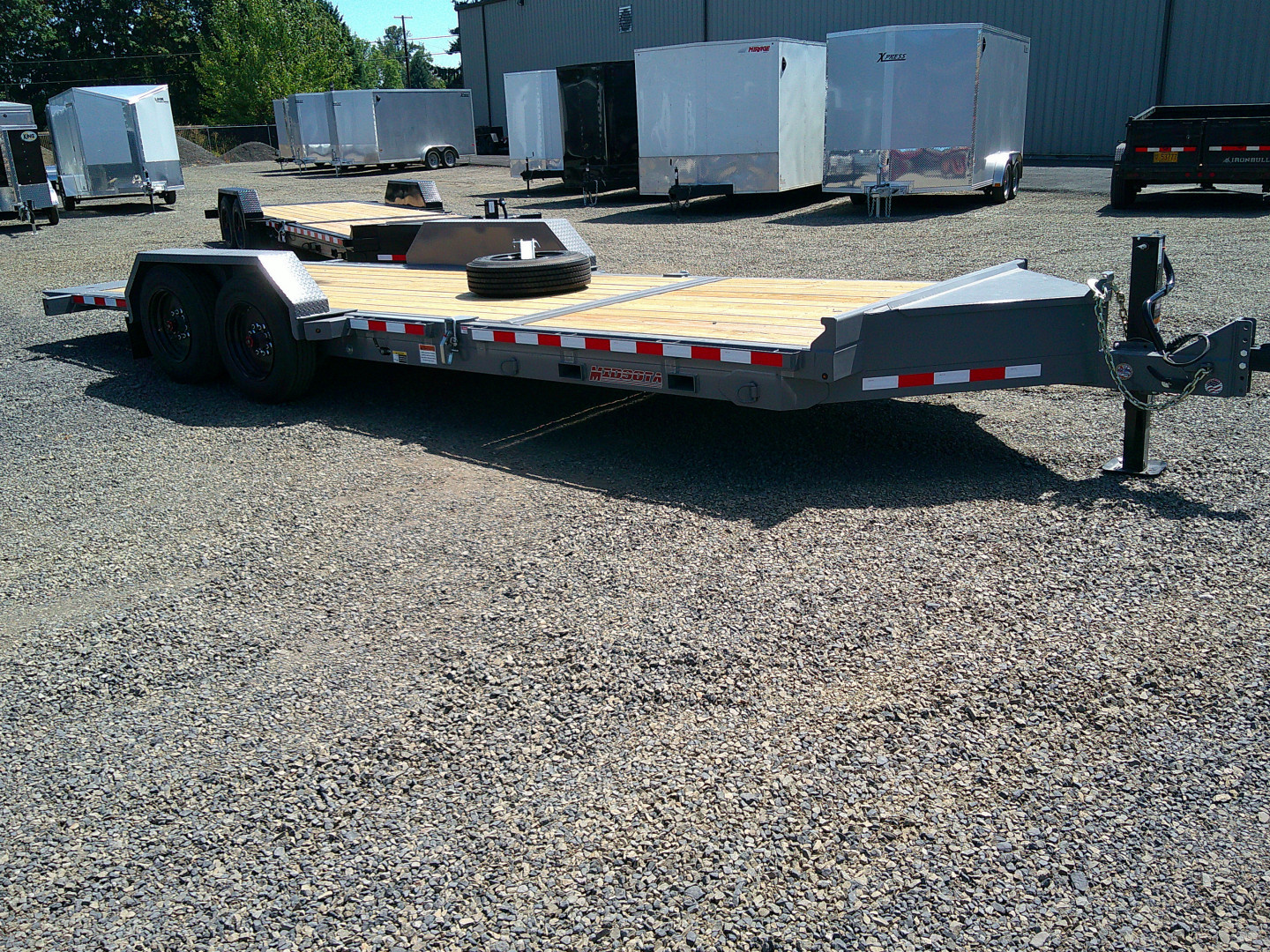 New 2026 Midsota 7x22 (16+6) 17.6 Split Tilt Trailer