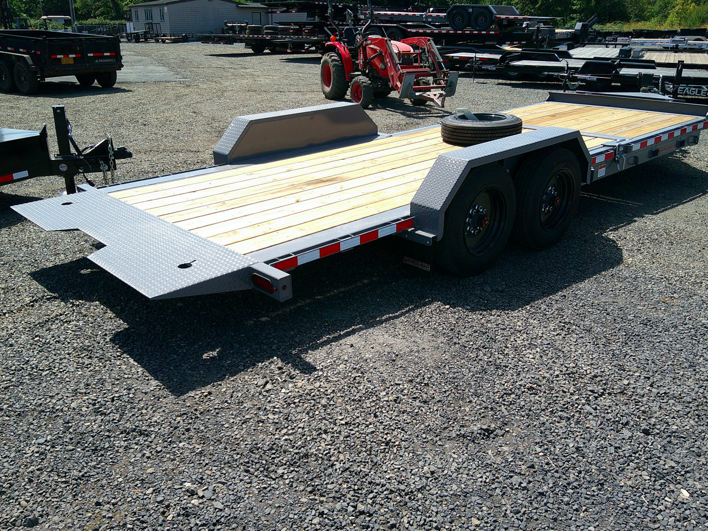 New 2026 Midsota 7x22 (16+6) 17.6 Split Tilt Trailer