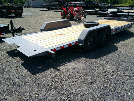 New 2026 Midsota 7x22 (16+6) 17.6 Split Tilt Trailer