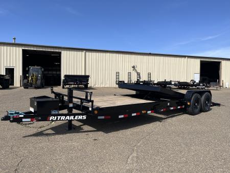 New 2026 PJ Trailers 83  x 24' 6  Channel Equipment Tilt (T6) Equipment Trailer