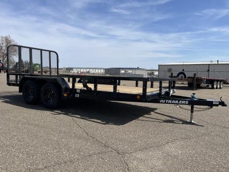 New PJ Trailers 83" x 16' UL Tandem Axle Utility Trailer