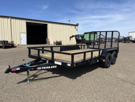 New PJ Trailers 83  x 16' UL Tandem Axle Utility Trailer