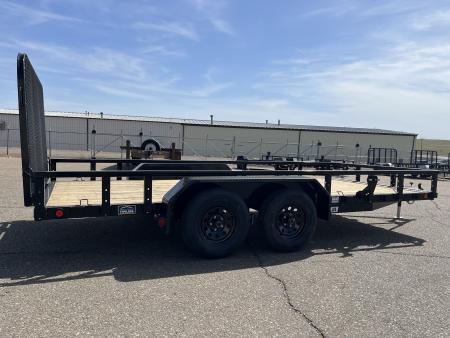 New PJ Trailers 83" x 16' UL Tandem Axle Utility Trailer