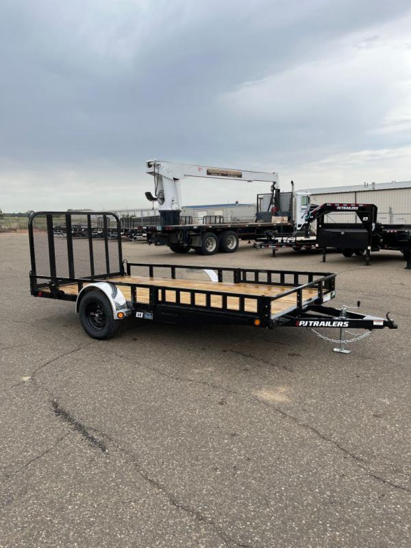 New 2025 PJ Trailers 83" x 14' 83" Single Axle Channel Utility (U8) Utility Trailer