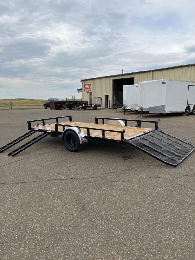 New 2025 PJ Trailers 83" x 14' 83" Single Axle Channel Utility (U8) Utility Trailer