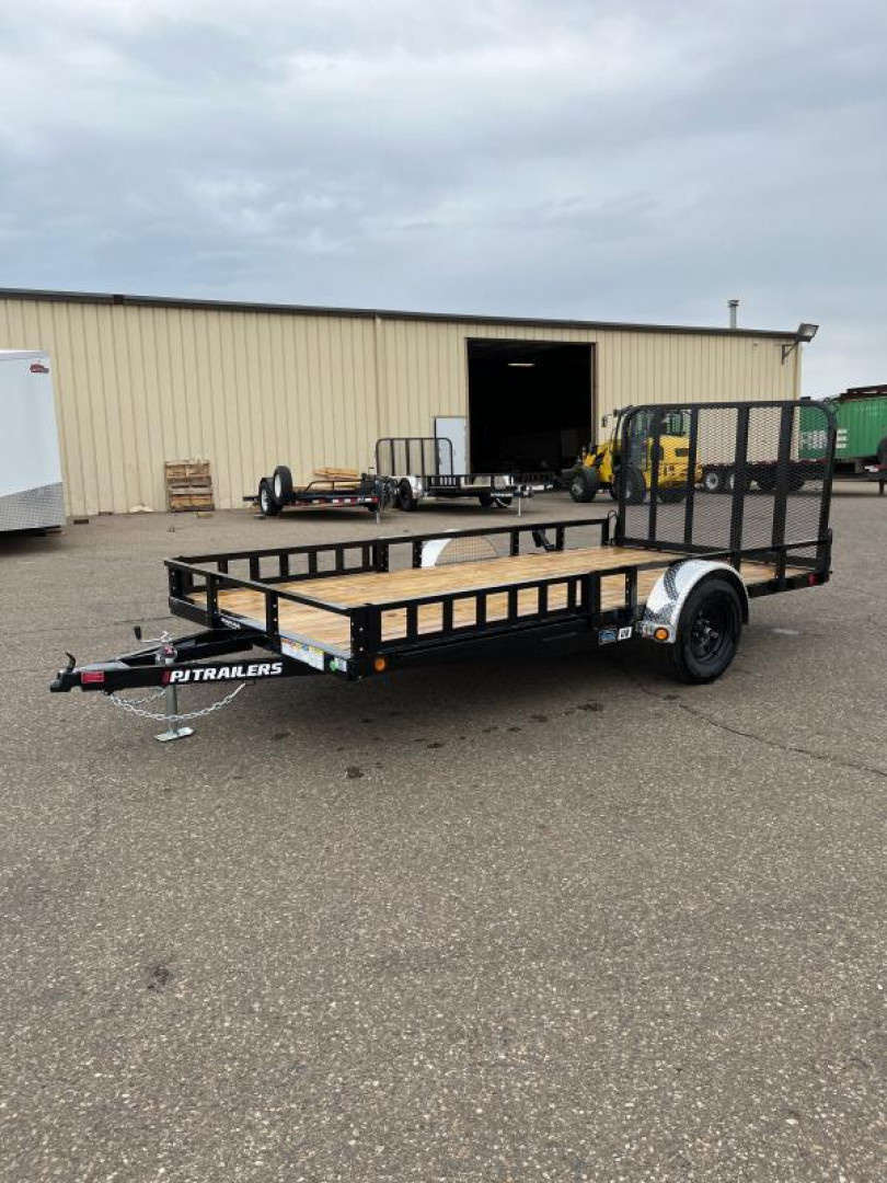 New 2025 PJ Trailers 83" x 14' 83" Single Axle Channel Utility (U8) Utility Trailer