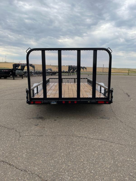 New 2025 PJ Trailers 83" x 14' 83" Single Axle Channel Utility (U8) Utility Trailer