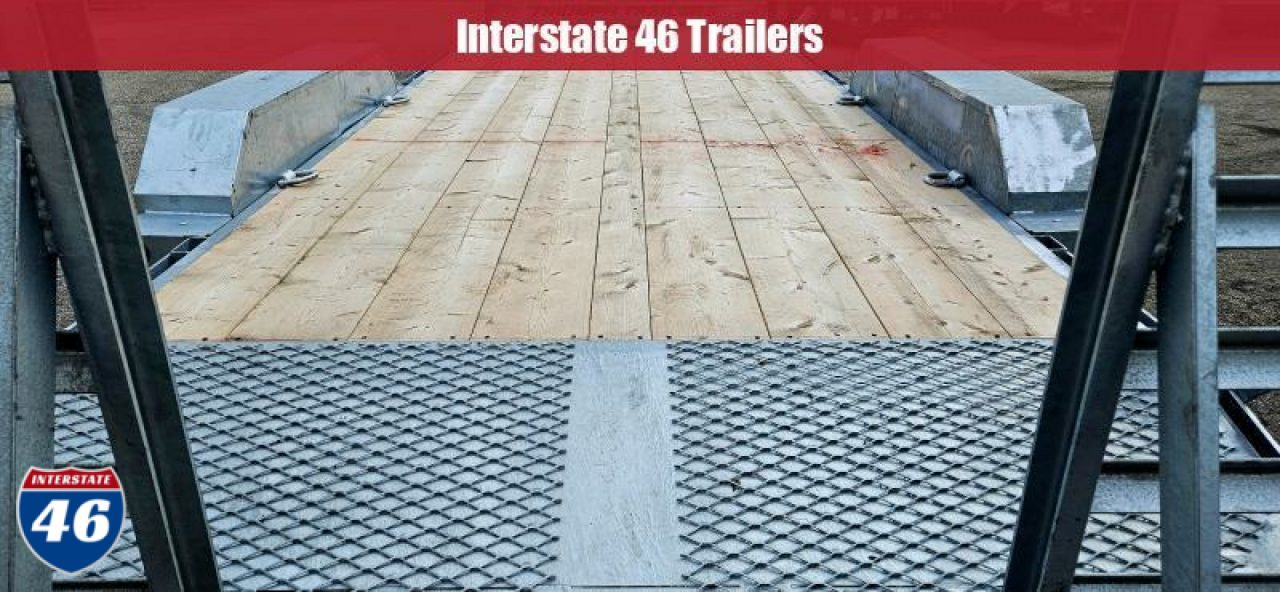 New 82X18+2 GALVANIZED EQUIPMENT TRAILER 7K AXLES