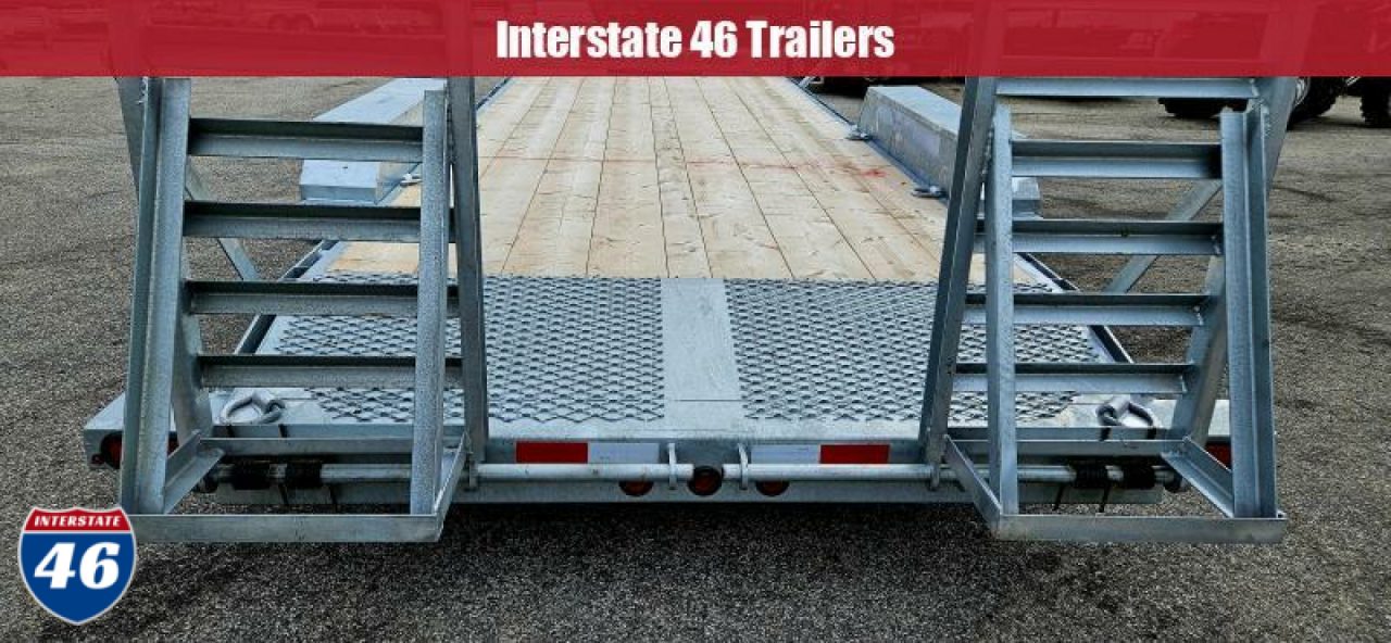 New 82X18+2 GALVANIZED EQUIPMENT TRAILER 7K AXLES
