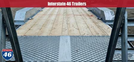 New 82X18+2 GALVANIZED EQUIPMENT TRAILER 7K AXLES