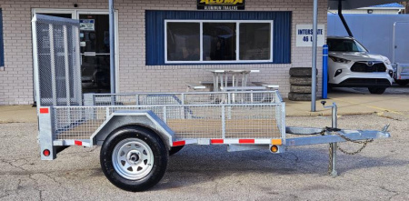 New 5 X 8 GALVANIZED OPEN UTILITY TRAILER 2025 TRUMPH