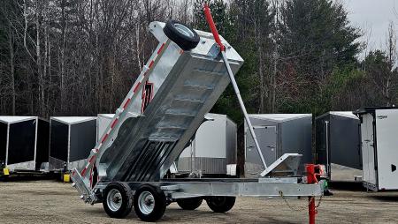 New 82 X14' GALVANIZED DUMP TRAILER 8 K AXLES A SERIES 2025 TRIUMPH