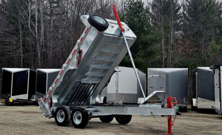 New 82 X14' GALVANIZED DUMP TRAILER 8 K AXLES A SERIES 2025 TRIUMPH