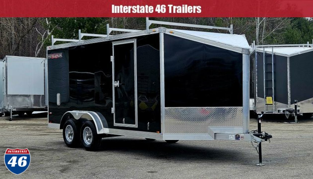 New 7.5 X 16 RENEGADE 5200# AXLES CONTRACTOR PKG CARGO DOORS 5 YEAR WARRANTY POLYCOR EXTERIOR