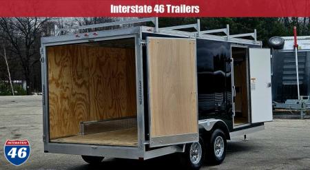 New 7.5 X 16 RENEGADE 5200# AXLES CONTRACTOR PKG CARGO DOORS 5 YEAR WARRANTY POLYCOR EXTERIOR