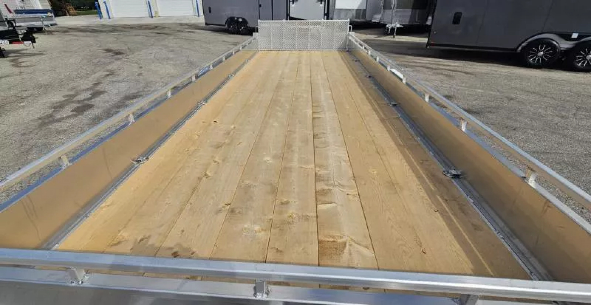 New 80" X 20' ALUMINUM TRIUMPH UTILITY TRAILER 3500# TANDEM AXLES