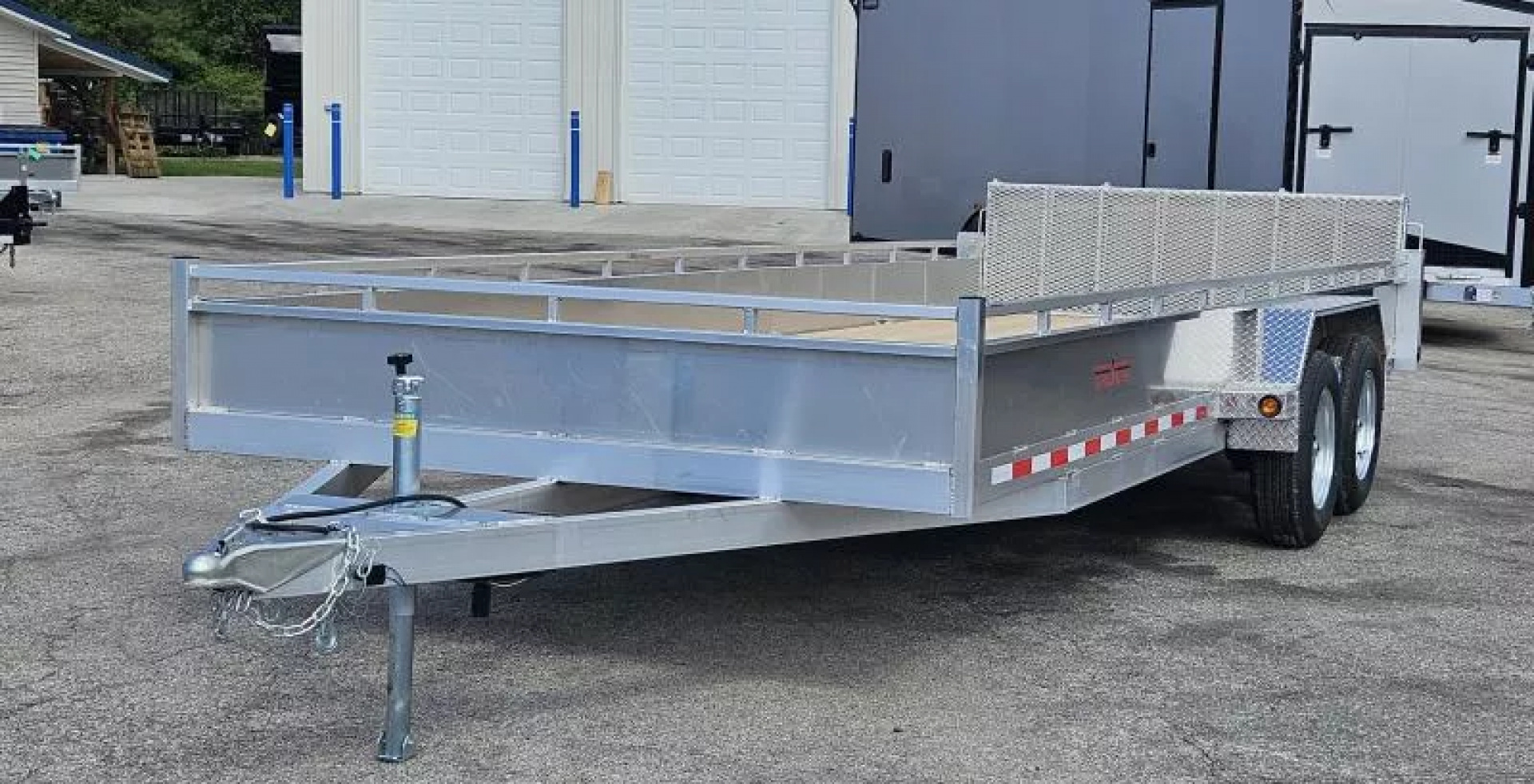 New 80" X 20' ALUMINUM TRIUMPH UTILITY TRAILER 3500# TANDEM AXLES