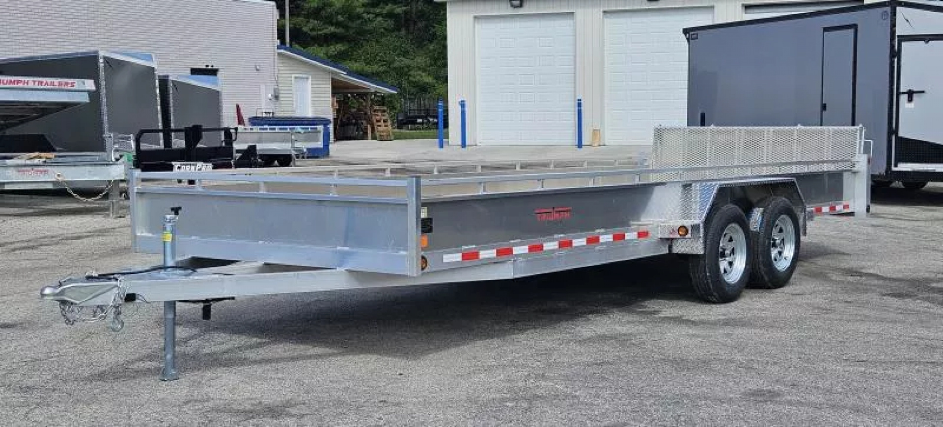 New 80" X 20' ALUMINUM TRIUMPH UTILITY TRAILER 3500# TANDEM AXLES