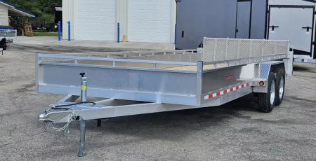 New 80" X 20' ALUMINUM TRIUMPH UTILITY TRAILER 3500# TANDEM AXLES