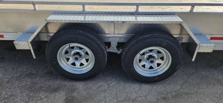 New 80" X 20' ALUMINUM TRIUMPH UTILITY TRAILER 3500# TANDEM AXLES