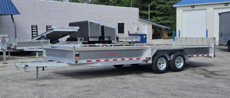 New 80" X 20' ALUMINUM TRIUMPH UTILITY TRAILER 3500# TANDEM AXLES