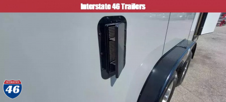New 7.5 X 14 CARGO ENCLOSED REAR RAMP DOOR TANDEM AXLE ALL ALUMINUM LIGHTNING