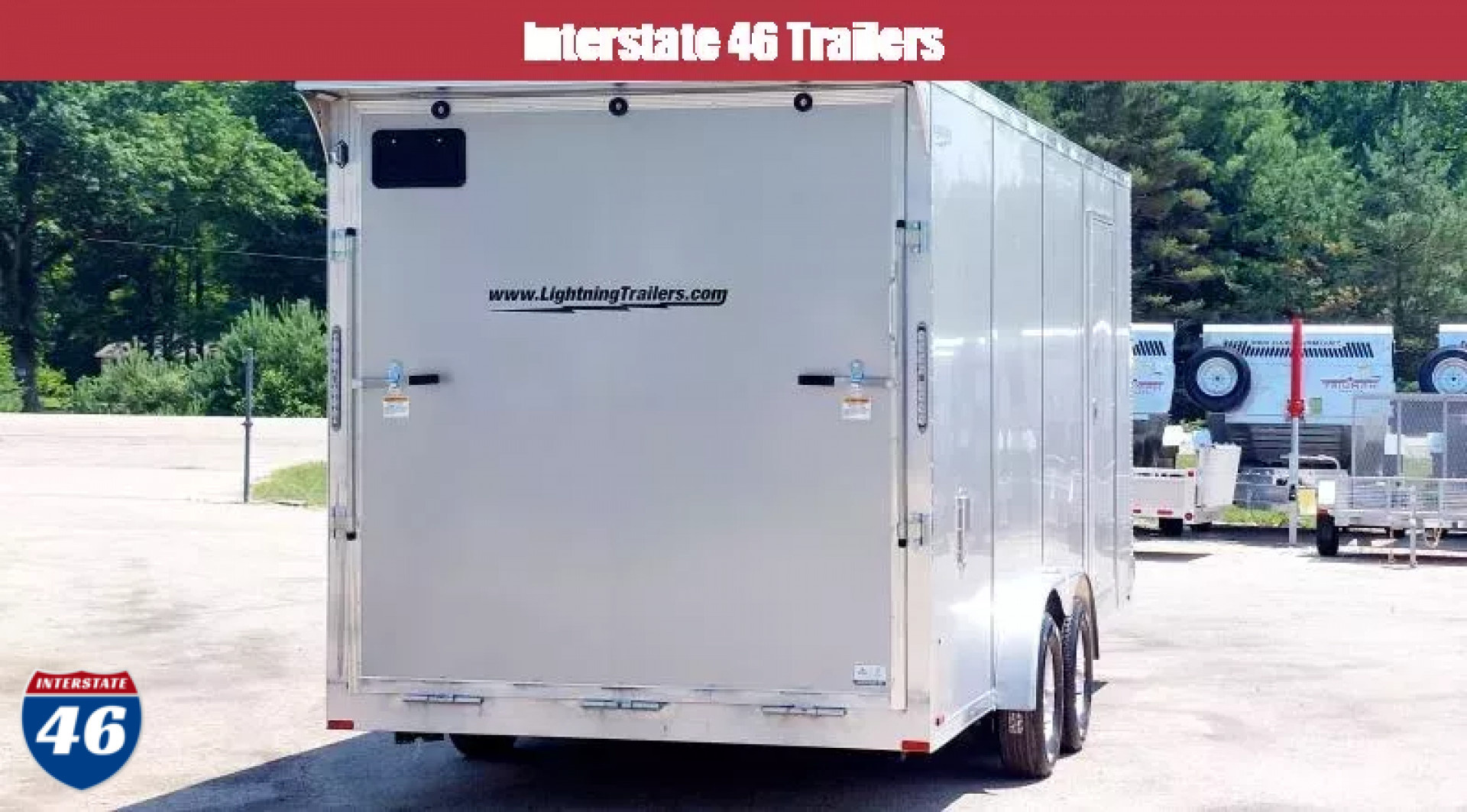 New 7.5 X 18 CARGO ENCLOSED ALL ALUMINUM 2025 TANDEM AXLE POLYCOR EXTERIOR