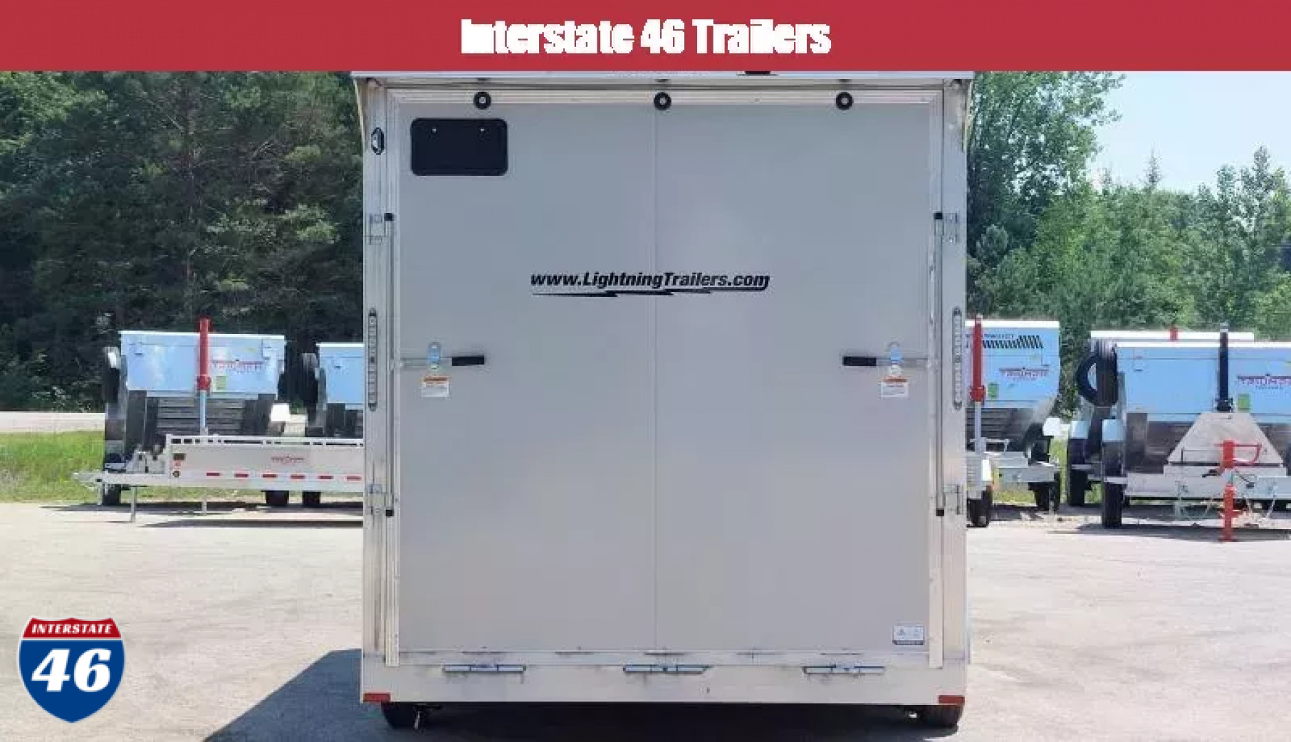 New 7.5 X 18 CARGO ENCLOSED ALL ALUMINUM 2025 TANDEM AXLE POLYCOR EXTERIOR