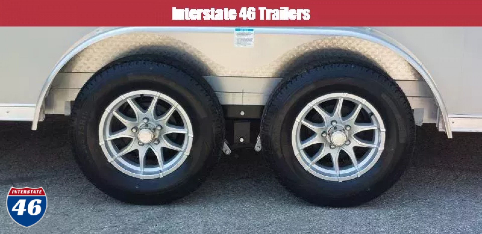 New 7.5 X 18 CARGO ENCLOSED ALL ALUMINUM 2025 TANDEM AXLE POLYCOR EXTERIOR