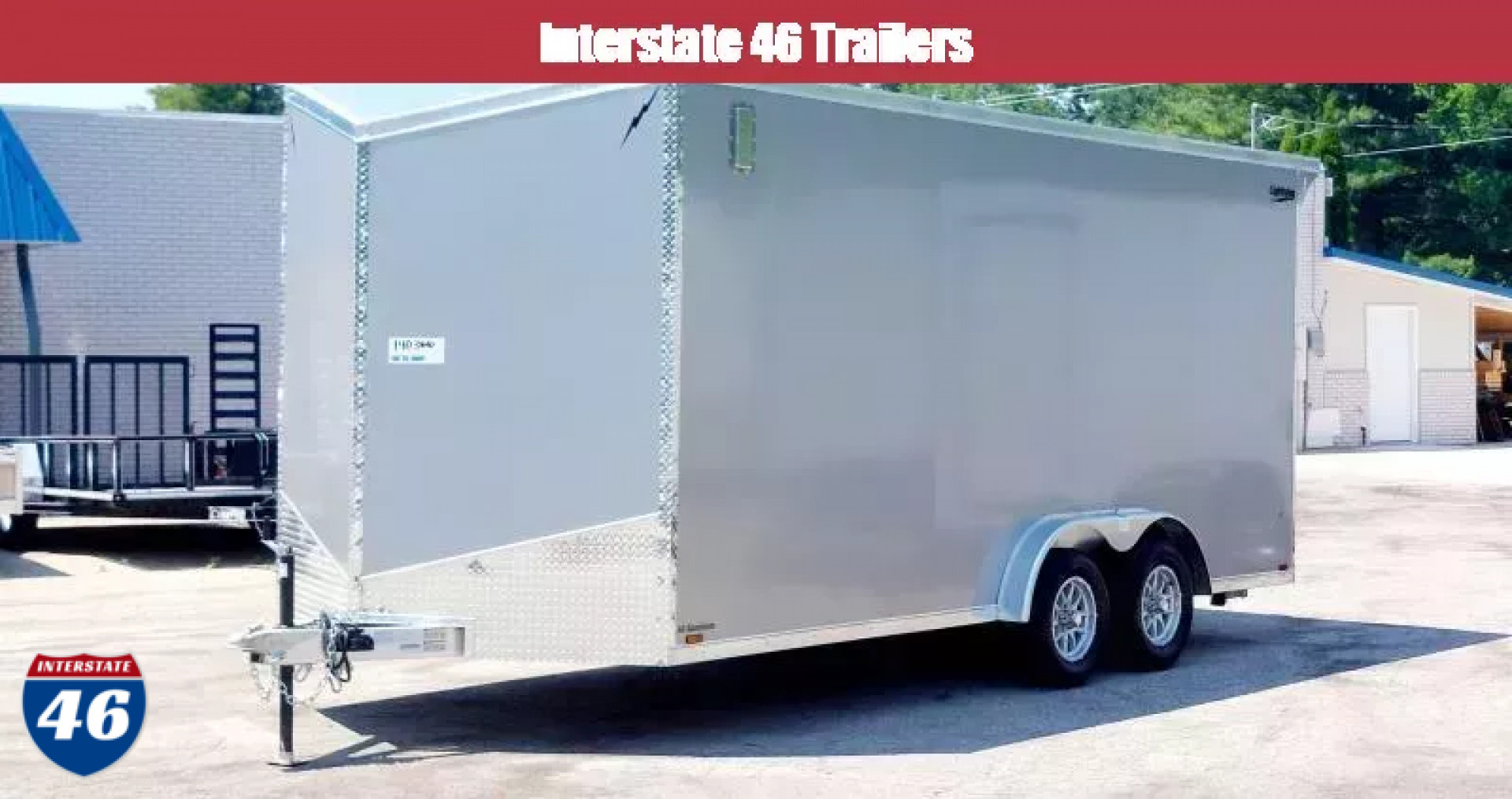 New 7.5 X 18 CARGO ENCLOSED ALL ALUMINUM 2025 TANDEM AXLE POLYCOR EXTERIOR