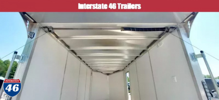New 7.5 X 18 CARGO ENCLOSED ALL ALUMINUM 2025 TANDEM AXLE POLYCOR EXTERIOR