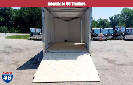 New 7.5 X 18 CARGO ENCLOSED ALL ALUMINUM 2025 TANDEM AXLE POLYCOR EXTERIOR