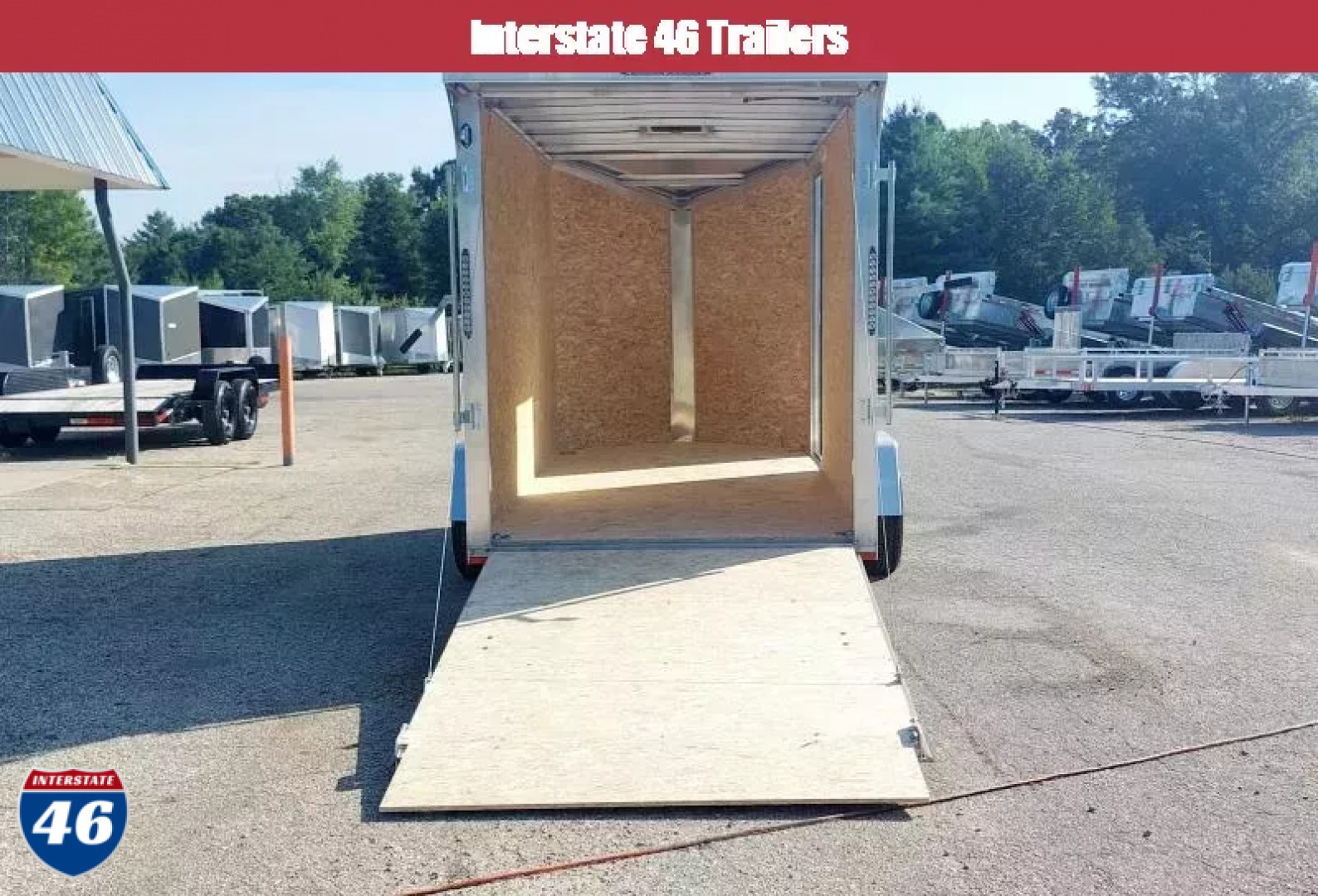 New 6 X 12 CARGO ENCLOSED 2026 LIGHTNING ALL ALUMINUM SINGLE AXLE