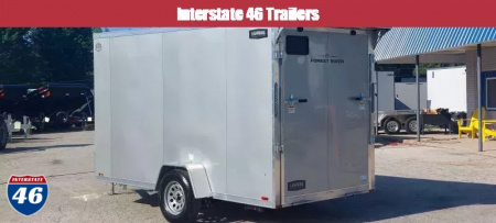 New 6 X 12 CARGO ENCLOSED 2026 LIGHTNING ALL ALUMINUM SINGLE AXLE