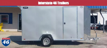 New 6 X 12 CARGO ENCLOSED 2026 LIGHTNING ALL ALUMINUM SINGLE AXLE