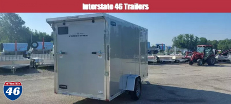 New 6 X 12 CARGO ENCLOSED 2026 LIGHTNING ALL ALUMINUM SINGLE AXLE