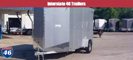 New 6 X 12 CARGO ENCLOSED 2026 LIGHTNING ALL ALUMINUM SINGLE AXLE
