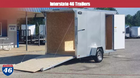 New 6 X 12 CARGO ENCLOSED 2026 LIGHTNING ALL ALUMINUM SINGLE AXLE