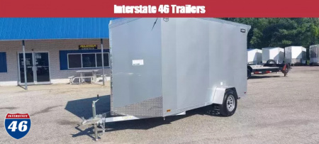 New 6 X 12 CARGO ENCLOSED 2026 LIGHTNING ALL ALUMINUM SINGLE AXLE