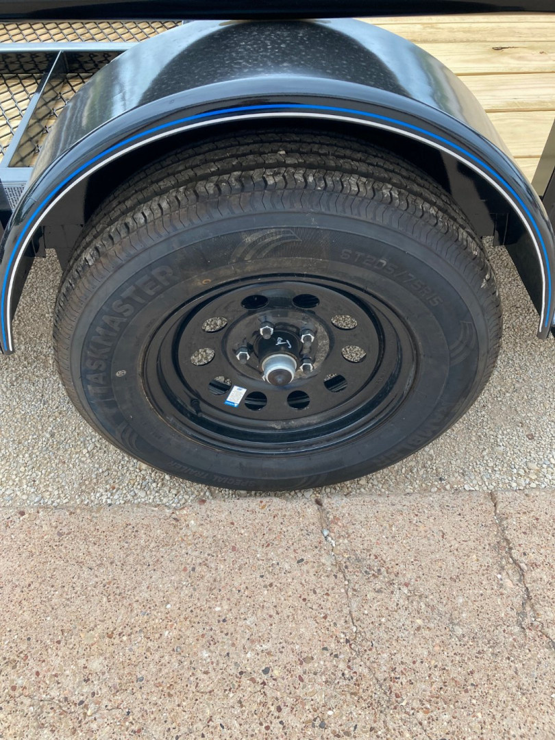 New 2026 Top Hat DSP 12'x77" Utility Trailer