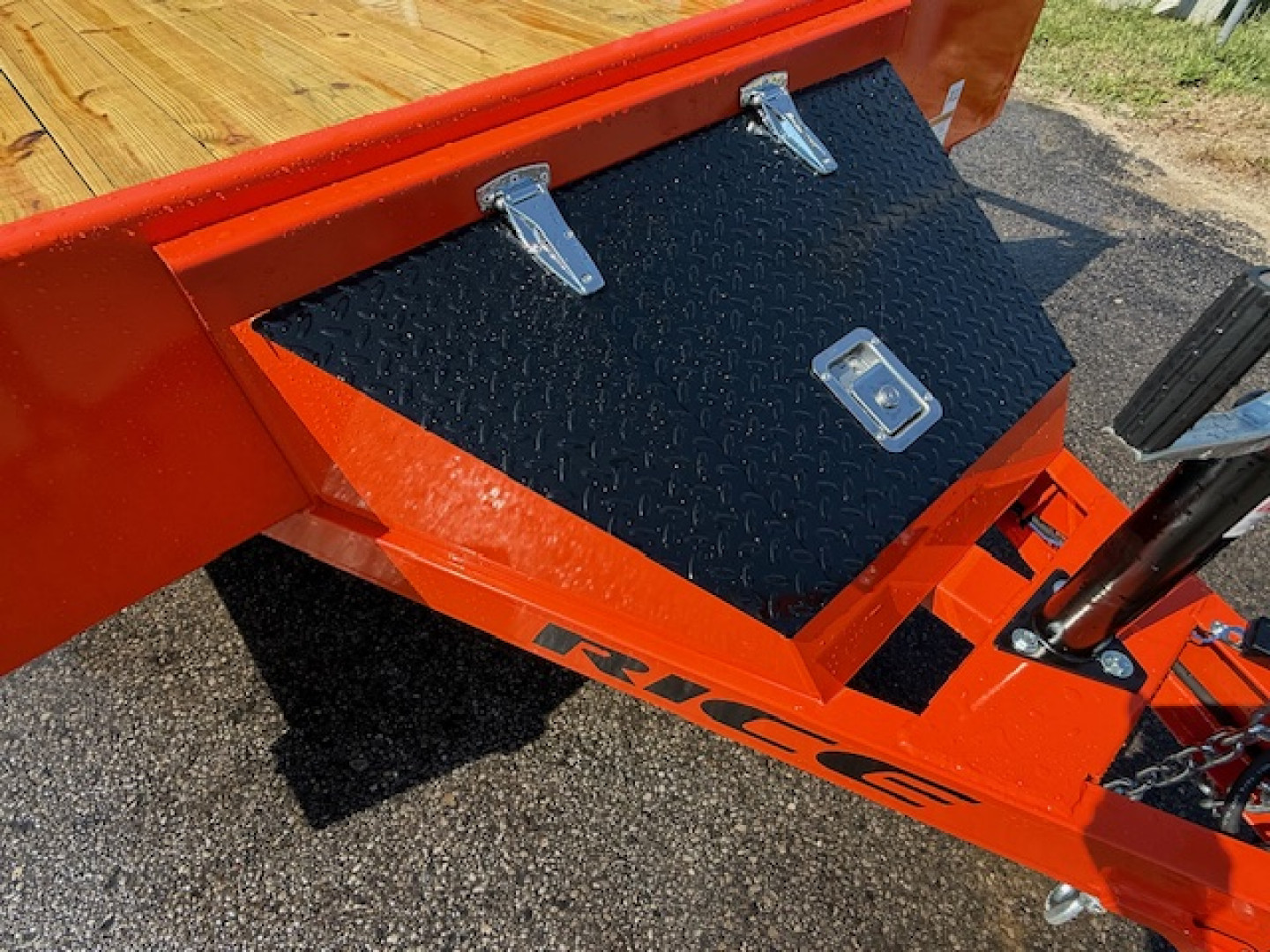 New 2025 Rice Trailers 82"x16 Utility Trailer